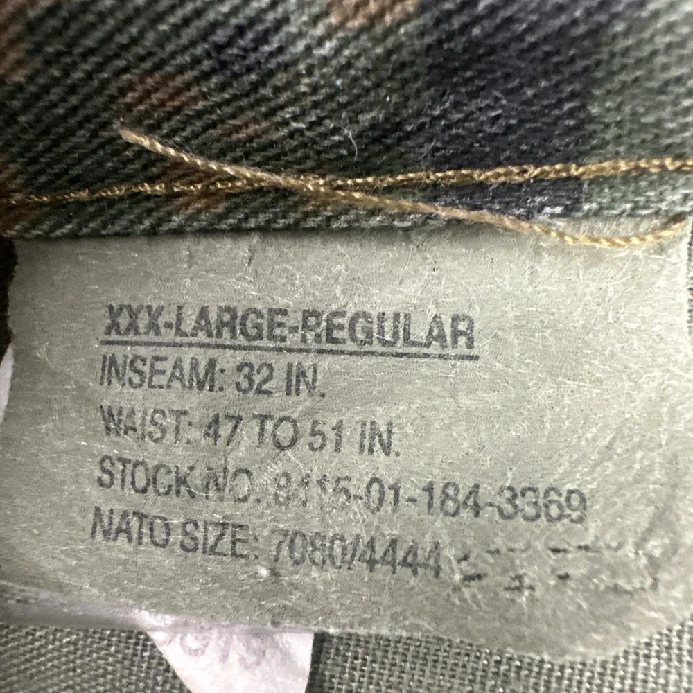 TRU SPEC Pants Mens 3XL Tactical Response Uniform Multicam Camo Military Cargo